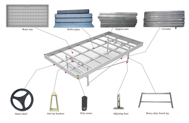 Greenhouse Seedbed and Other Planting System, Nursery Benches