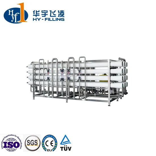 Крупномасштабное опреснение воды системы обратного осмоса установки RO для промышленного использования